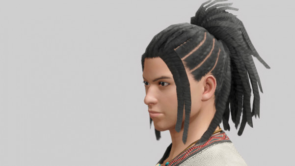 Игра MONSTER HUNTER RISE - Прическа "Королевские дреды", скриншот