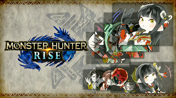 Игра MONSTER HUNTER RISE - Набор стикеров "Особые стикеры 4", скриншот