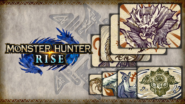 Игра MONSTER HUNTER RISE - Набор стикеров "Особые стикеры 7", скриншот