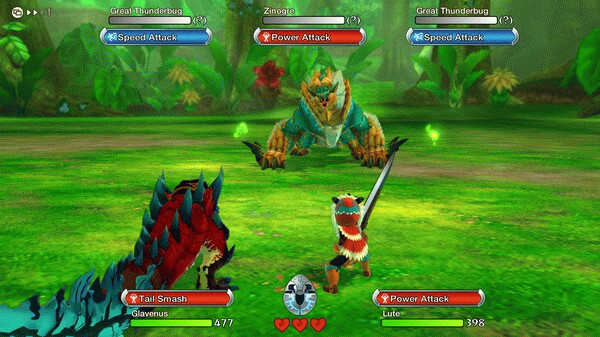 Игра Monster Hunter Stories, скриншот