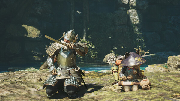 Игра Monster Hunter Wilds - Жест: заточка утико, скриншот