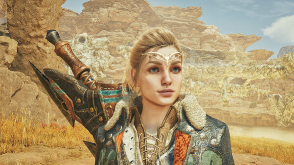 Игра Monster Hunter Wilds - Многослойные доспехи: цветущий обруч, скриншот