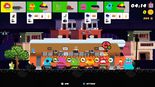 Игра Monster Meals, скриншот