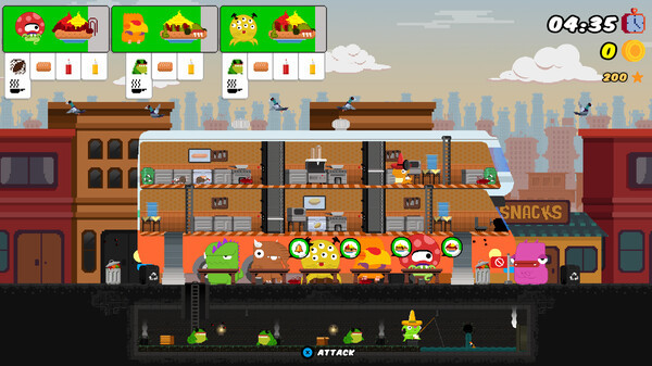 Игра Monster Meals, скриншот