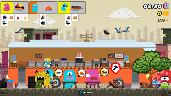 Игра Monster Meals, скриншот