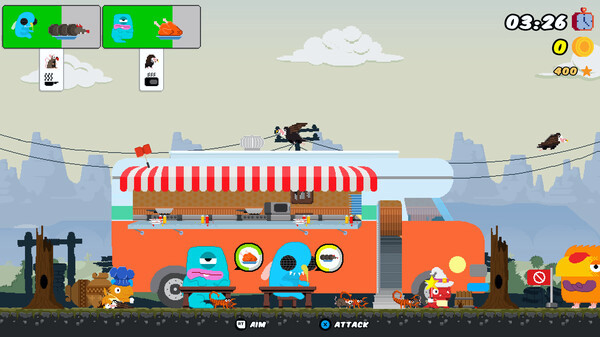 Игра Monster Meals, скриншот