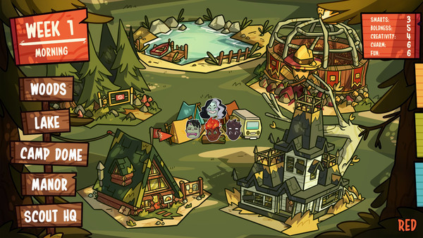 Игра Monster Prom 2: Monster Camp, скриншот