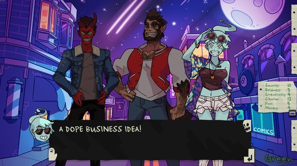 Игра Monster Prom, скриншот