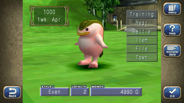Игра Monster Rancher 1 & 2 DX, скриншот
