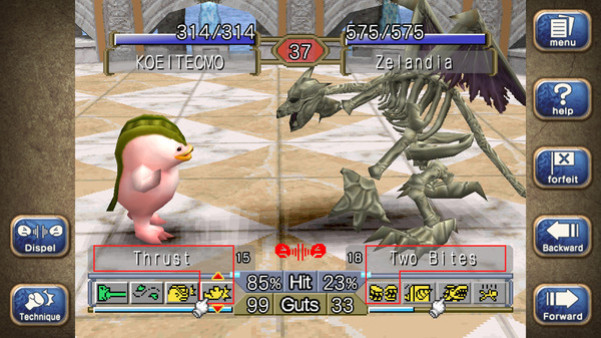 Игра Monster Rancher 1 & 2 DX, скриншот
