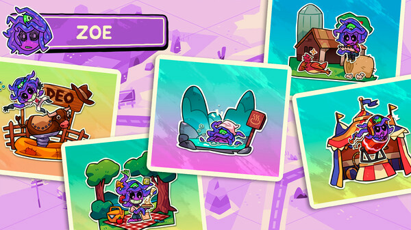 Игра Monster Roadtrip Playable character - Zoe, скриншот