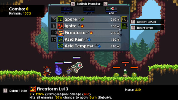 Игра Monster Sanctuary, скриншот