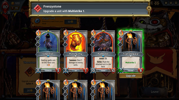 Игра Monster Train, скриншот