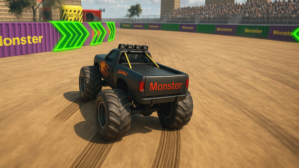 Игра Monster Truck Demolition Derby, скриншот
