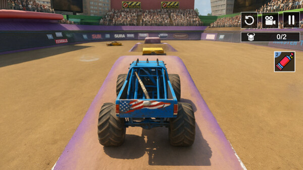 Игра Monster Truck Demolition Derby, скриншот