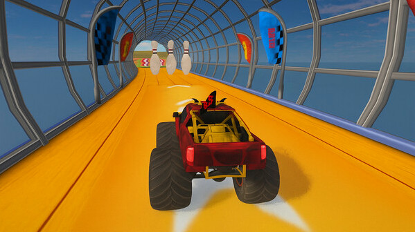 Игра Monster Truck Demolition Derby, скриншот