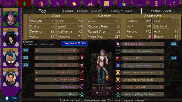 Игра Monsters of Mican, скриншот