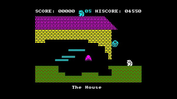 Игра Monty on the Run (CPC/Spectrum), скриншот