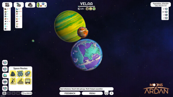 Игра Moons of Ardan, скриншот