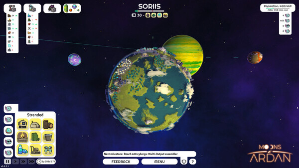 Игра Moons of Ardan, скриншот