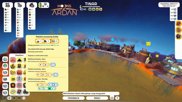Игра Moons of Ardan, скриншот