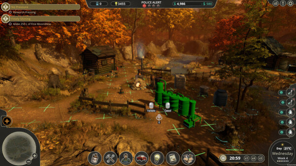 Игра Moonshine Inc., скриншот