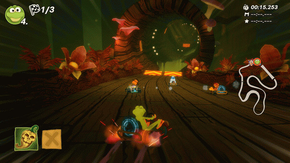 Игра Moorhuhn Kart 4, скриншот