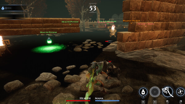 Игра Mordar Warrior, скриншот