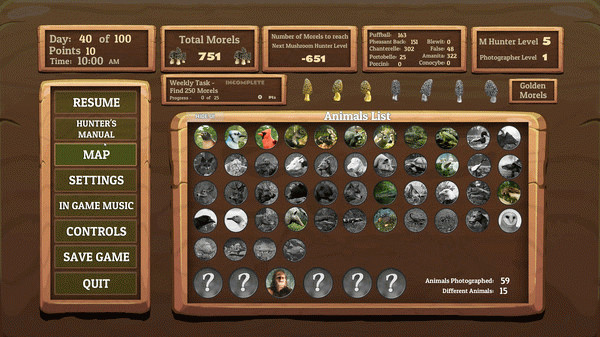 Игра Morels: The Hunt, скриншот