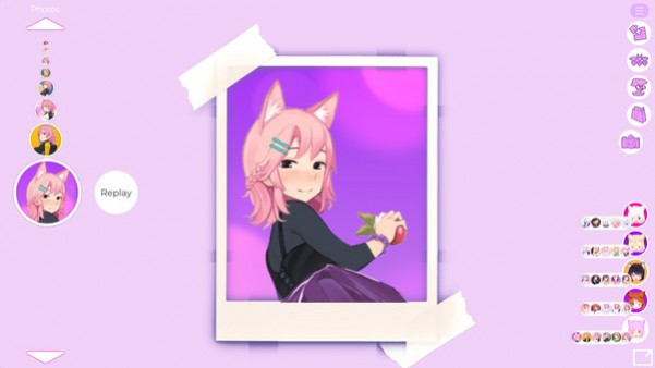 Игра Mosaique Neko Waifus 3 Sara, скриншот