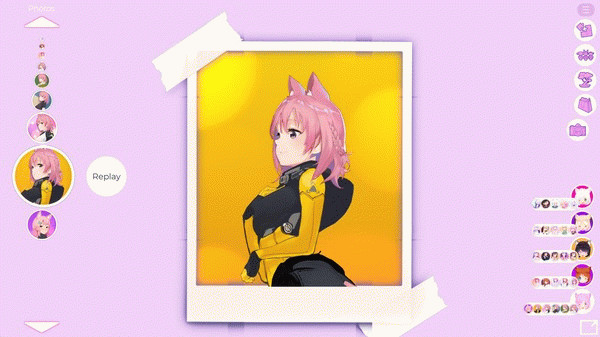 Игра Mosaique Neko Waifus 3 Sara, скриншот
