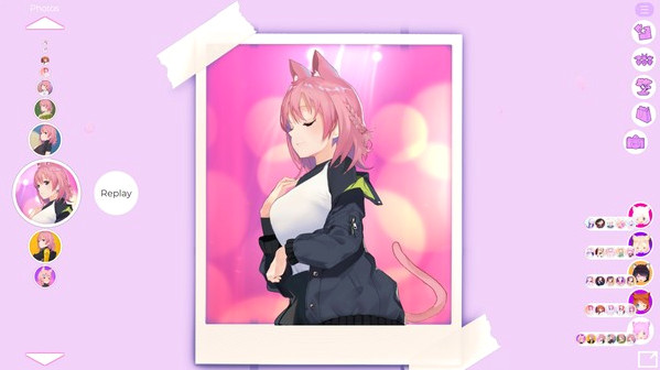 Игра Mosaique Neko Waifus 3 Sara, скриншот