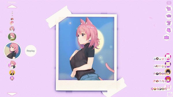 Игра Mosaique Neko Waifus 3 Sara, скриншот