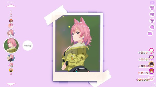 Игра Mosaique Neko Waifus 3 Sara, скриншот