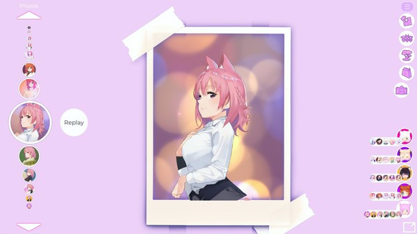 Игра Mosaique Neko Waifus 3 Sara, скриншот