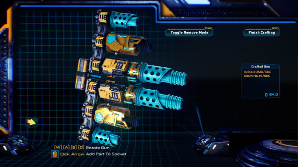 Игра MOTHERGUNSHIP, скриншот