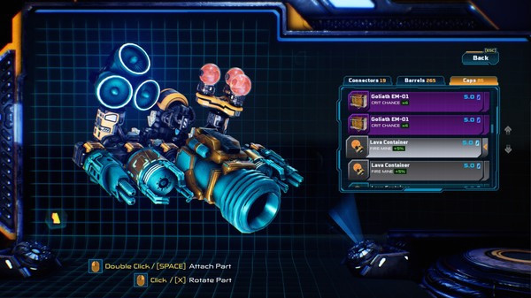 Игра MOTHERGUNSHIP, скриншот