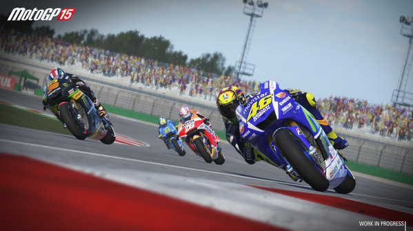 Игра MotoGP15, скриншот