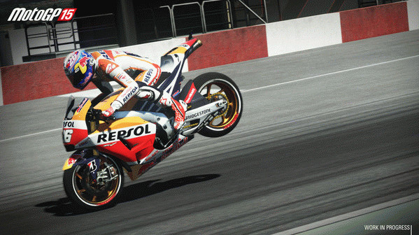 Игра MotoGP15, скриншот