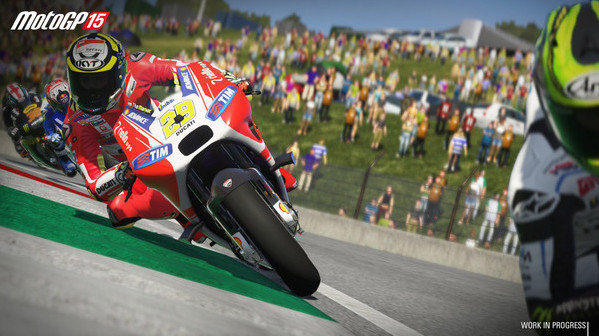 Игра MotoGP15, скриншот