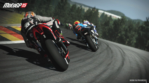 Игра MotoGP15, скриншот