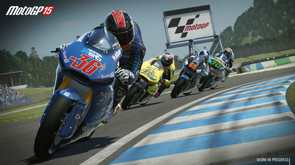 Игра MotoGP15, скриншот