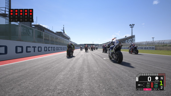 Игра MotoGP19, скриншот