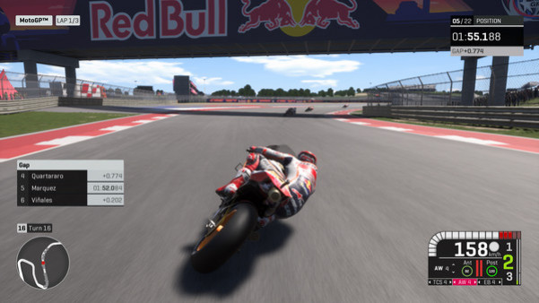 Игра MotoGP19, скриншот