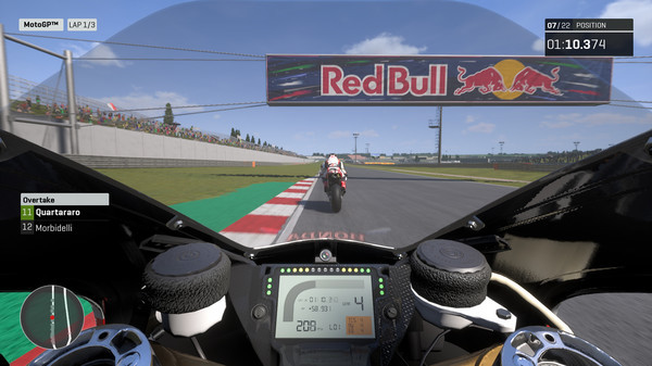 Игра MotoGP19, скриншот