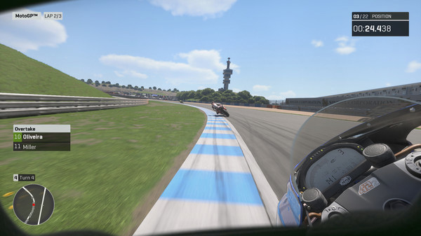 Игра MotoGP19, скриншот
