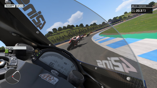 Игра MotoGP19, скриншот