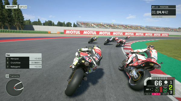 Игра MotoGP19, скриншот