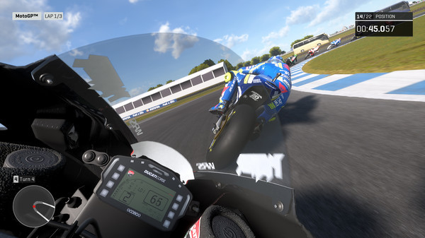 Игра MotoGP19, скриншот