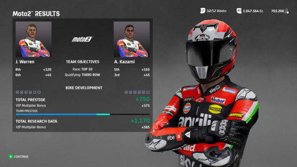Игра MotoGP21 - VIP Multiplier Pack, скриншот